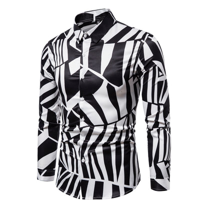 Men's Long-Sleeved High Fashion Shirts
