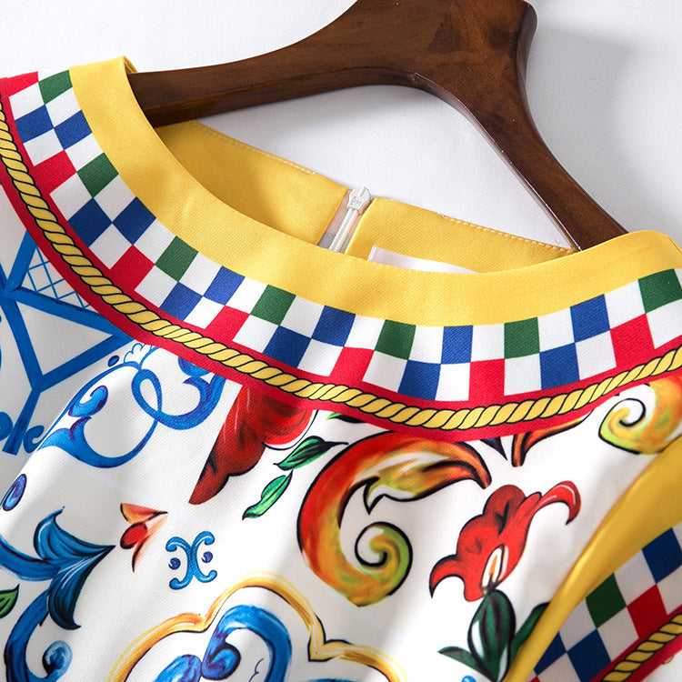 Women's European Printed Dress