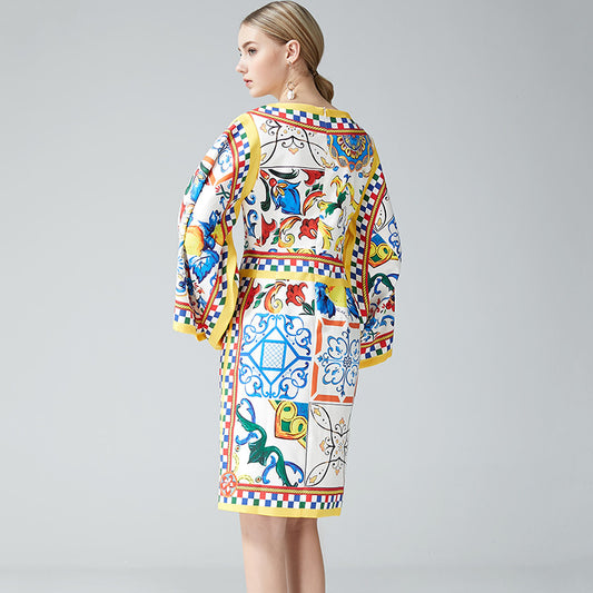 Women's European Printed Dress