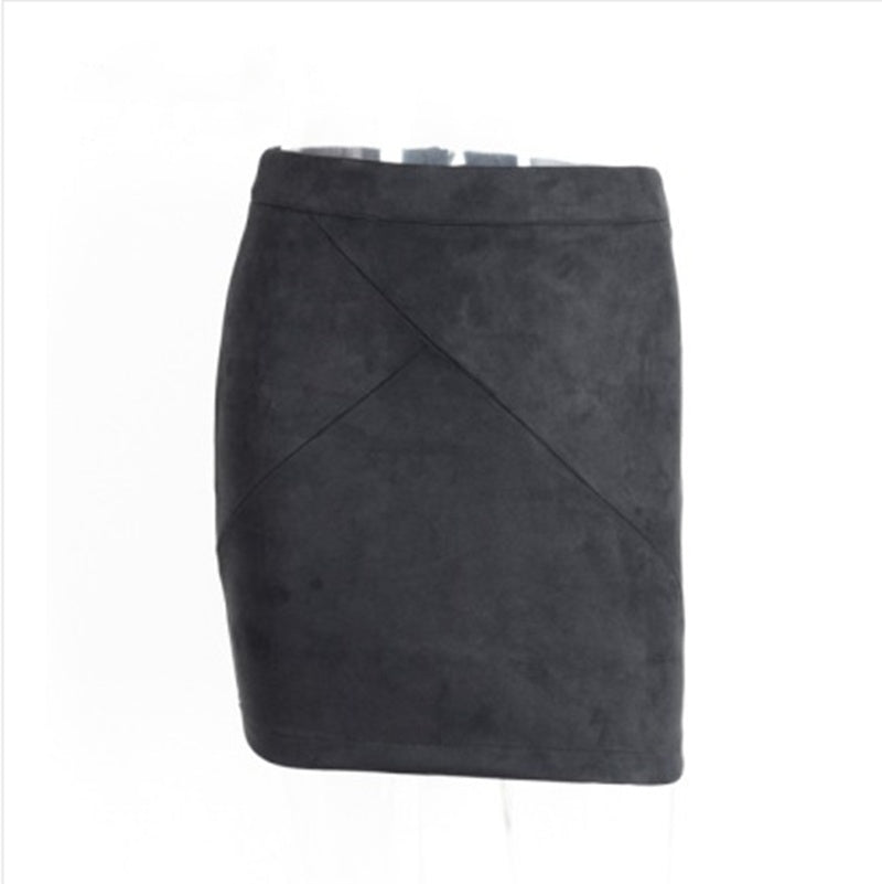 Ladies Leather Bodycon Short Skirt