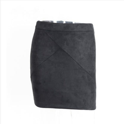 Ladies Leather Bodycon Short Skirt