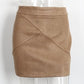 Ladies Leather Bodycon Short Skirt
