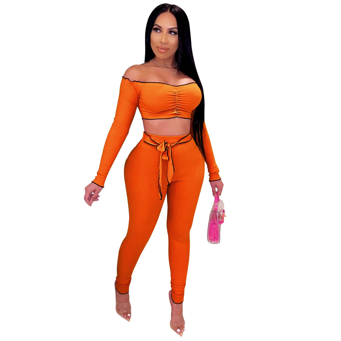 Women's Long-sleeved Waistless Suit