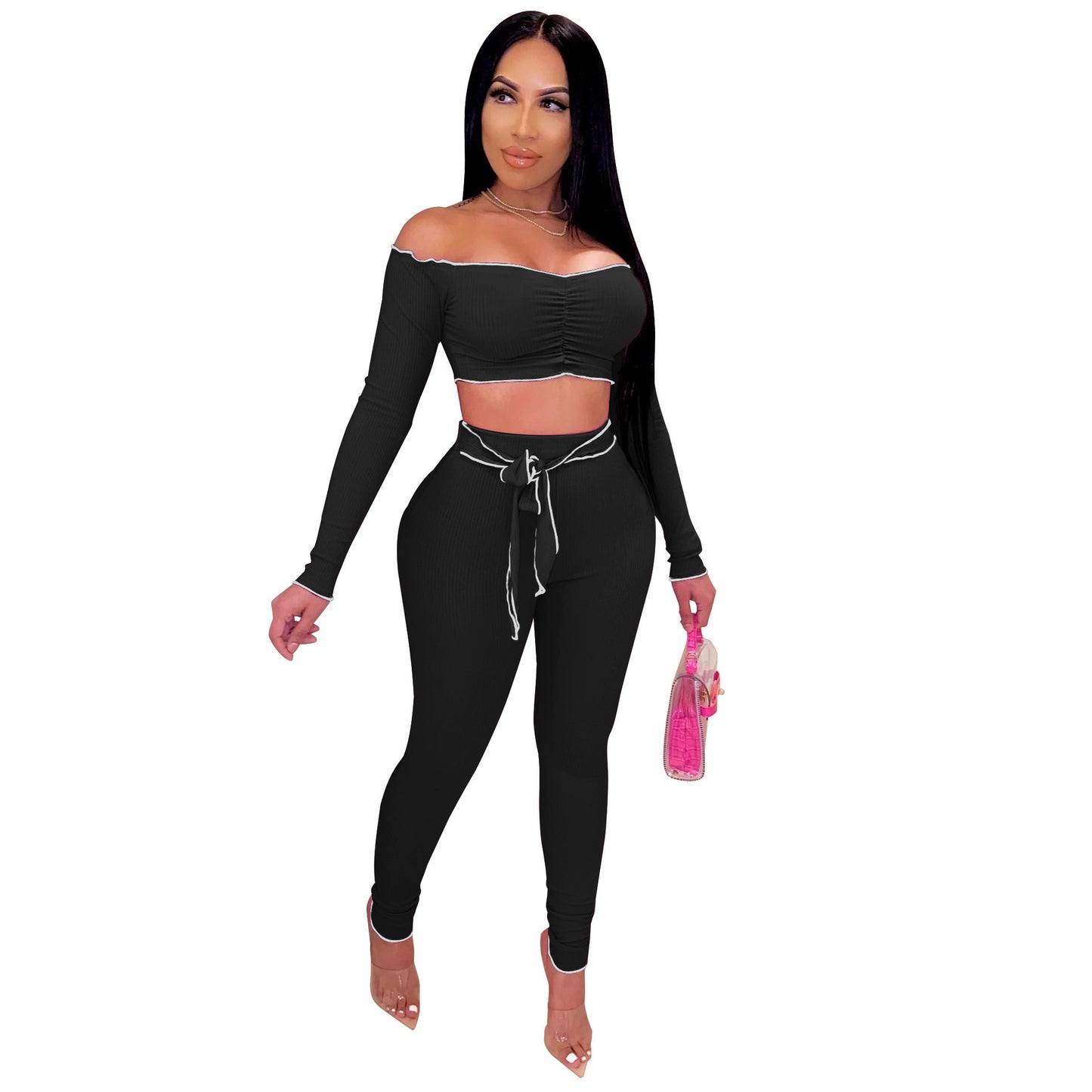 Women's Long-sleeved Waistless Suit