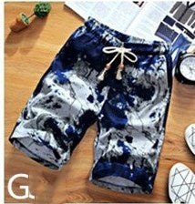 Men's Summer Retro Linen/Cotton Shorts