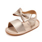 Toddler Leather Bow Sandals
