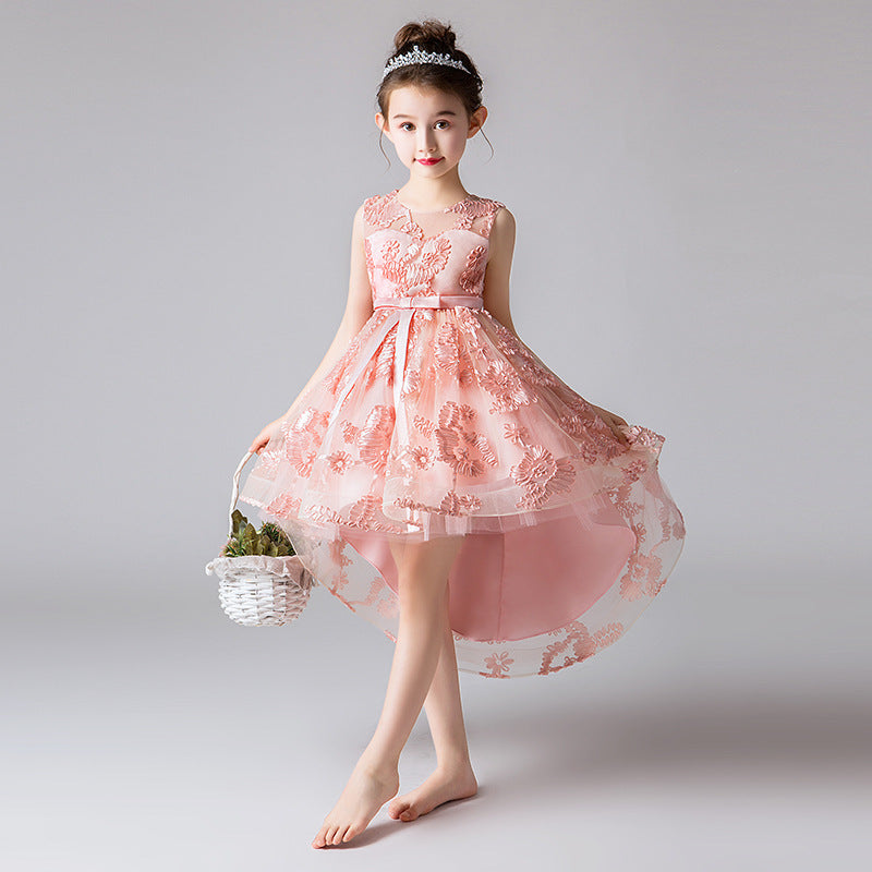 Girls Princess Flower Girl Dress