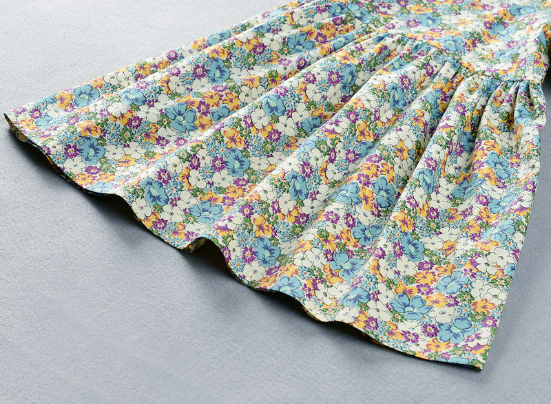 Girl's Cotton Floral Dress