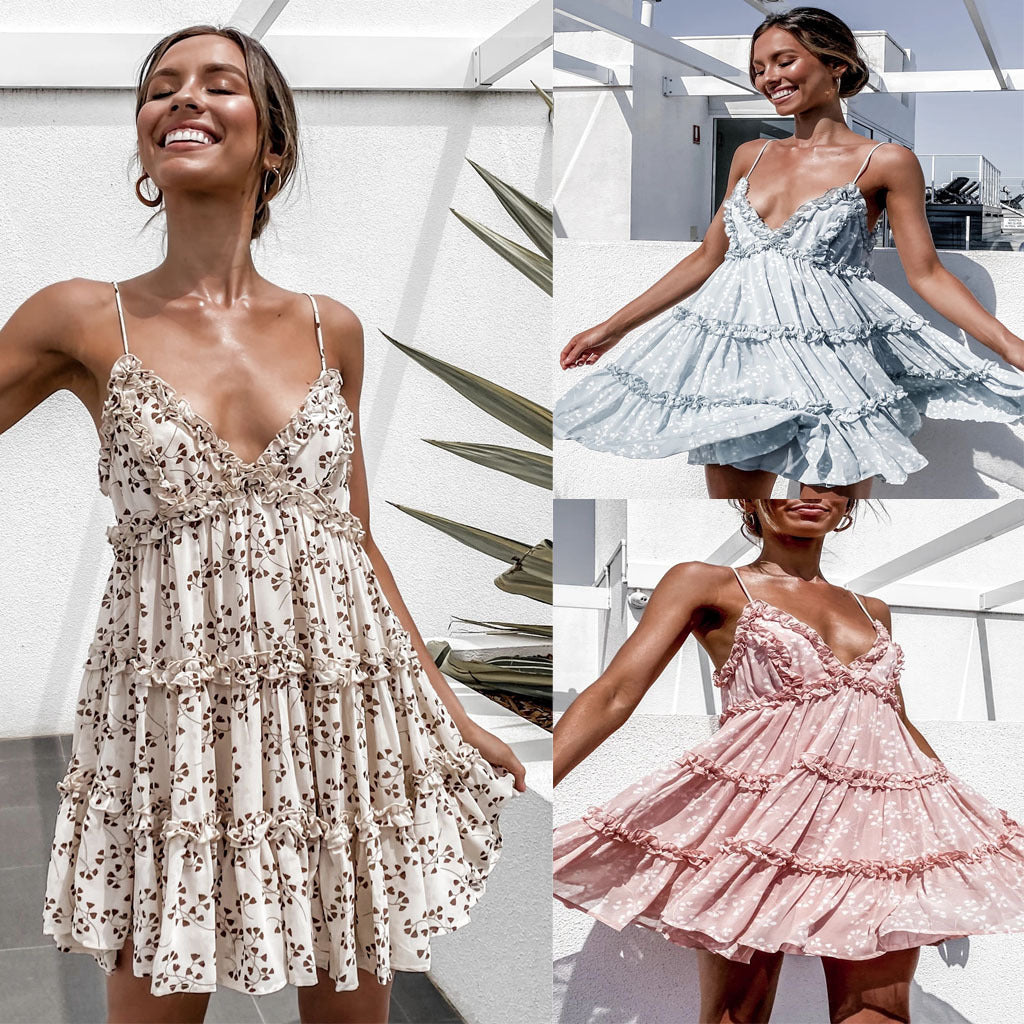 Ladies Sweet & Soft Suspender Dress