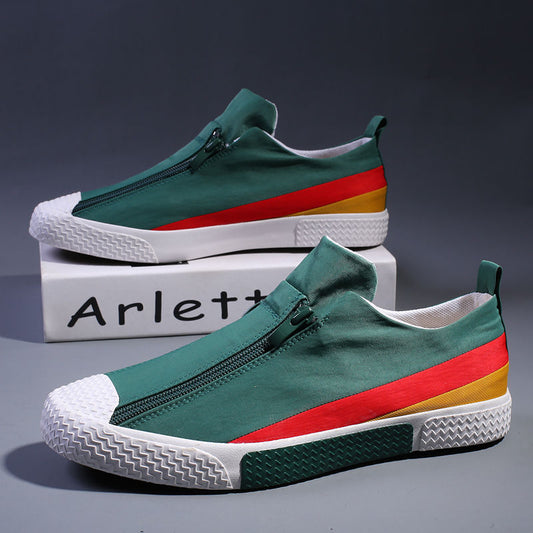 Men's Color Block Lazy Sneakers