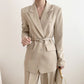 Short Belted French Suit