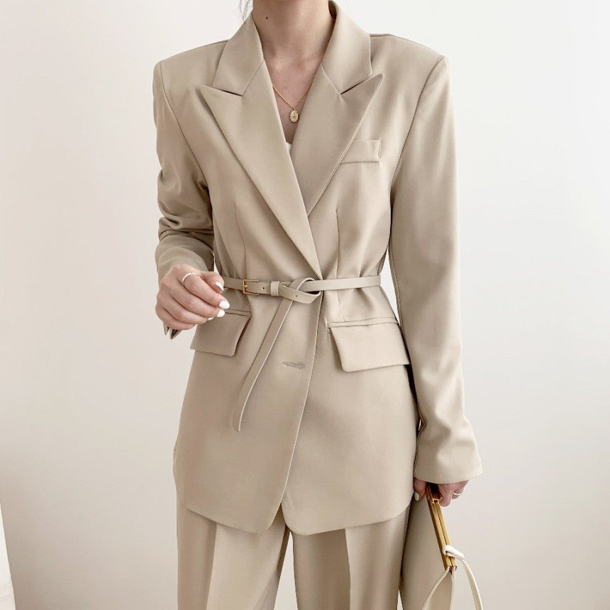 Short Belted French Suit