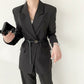 Short Belted French Suit