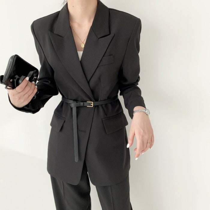 Short Belted French Suit
