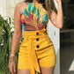 Women's High Waist Cotton Shorts