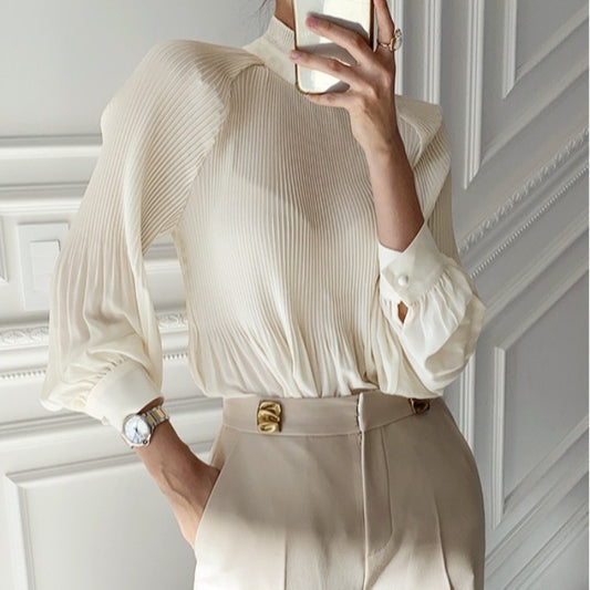 Women's Steam Pleated Shirt