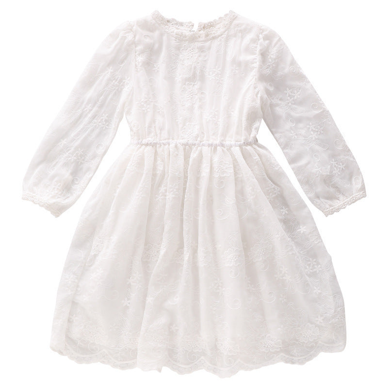 Girl's White Dress