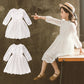 Girl's White Dress