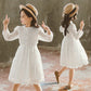 Girl's White Dress