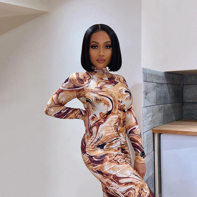 Ladies Milk Silk Pullover Dress