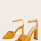 Women's Open-Toe Buckle -Style High Heels