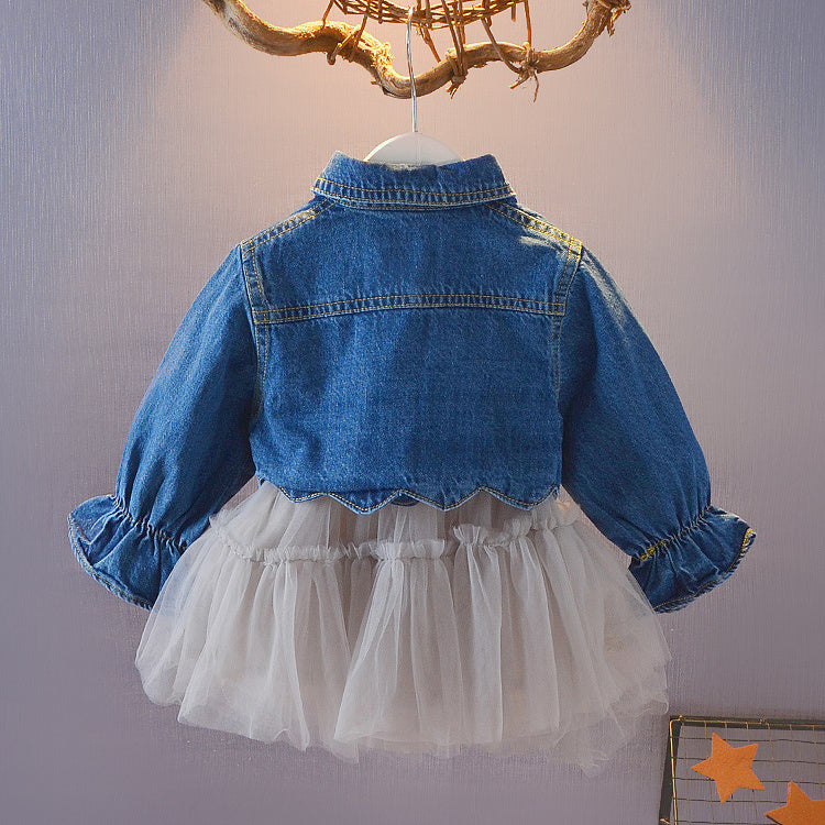 Girls Denim 2 Pc Set