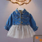 Girls Denim 2 Pc Set