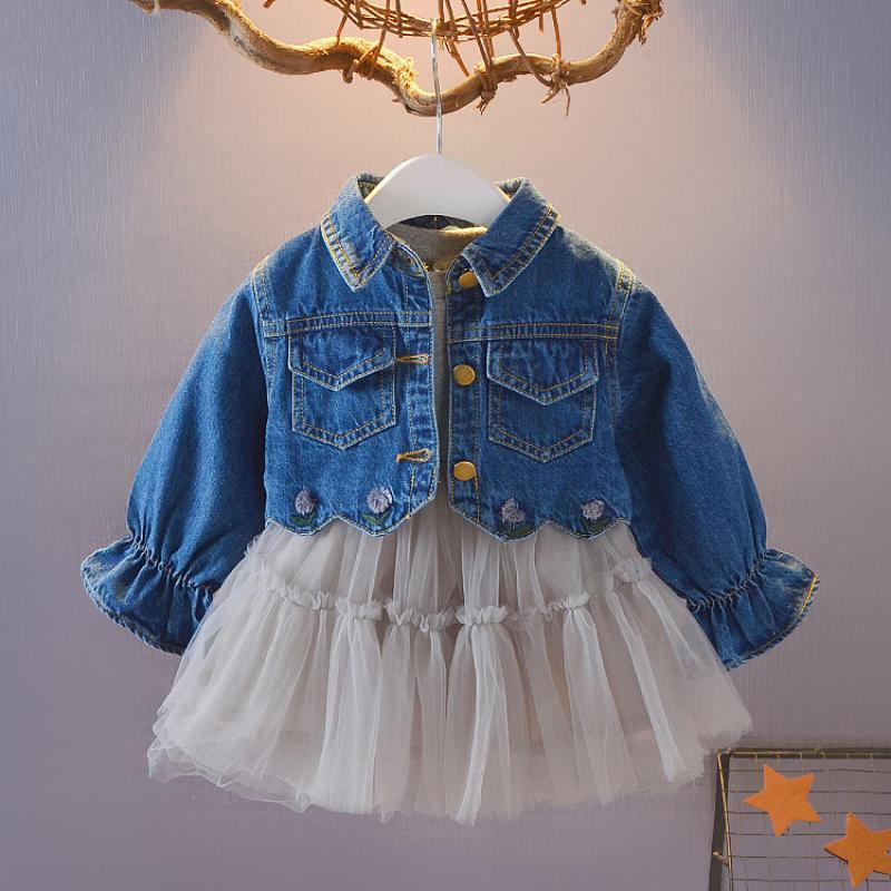 Girls Denim 2 Pc Set