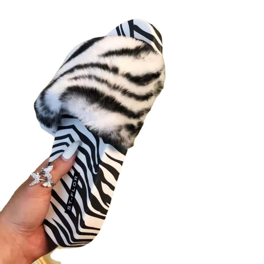 Plush Flat Slippers