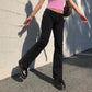 Low Rise Retro Fitted Pants