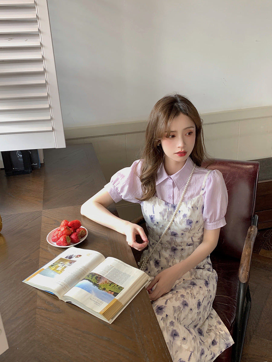 Chiffon A-Line Dress