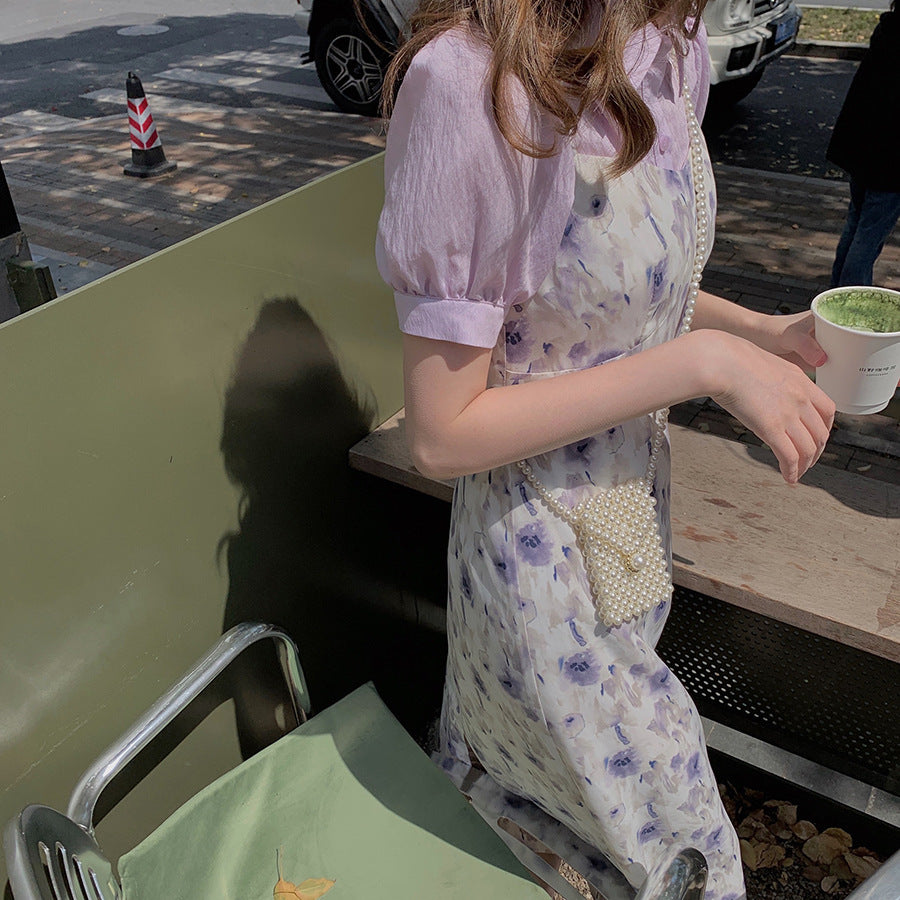 Chiffon A-Line Dress