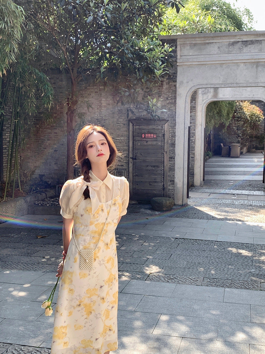 Chiffon A-Line Dress