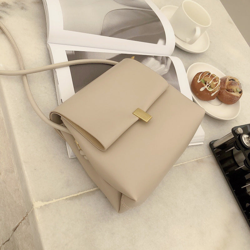 Soft Leather Retro Shoulder Bag