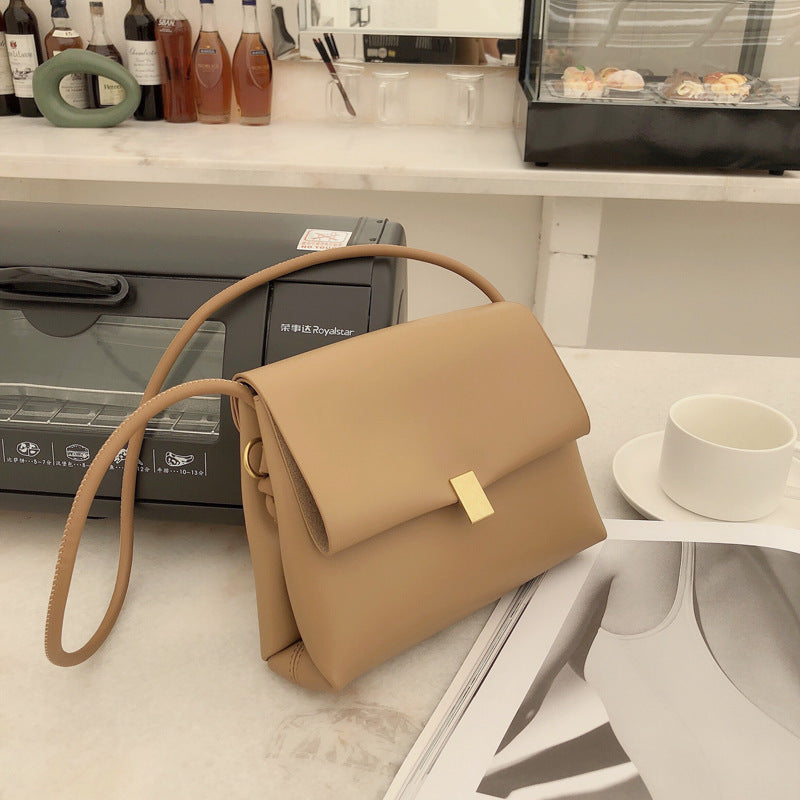 Soft Leather Retro Shoulder Bag