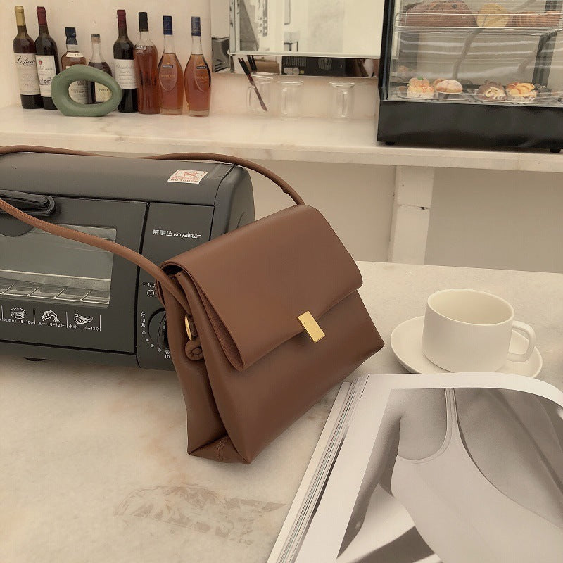 Soft Leather Retro Shoulder Bag