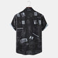 Men's Graffiti Printed Shirt