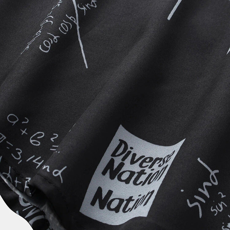 Men's Graffiti Printed Shirt