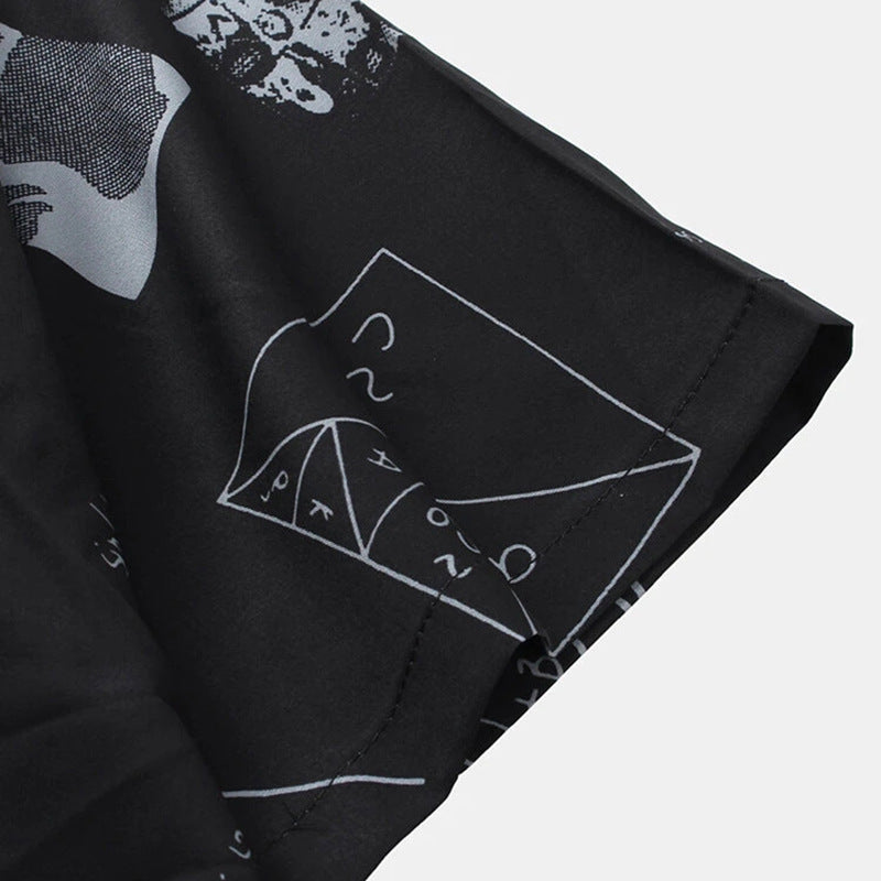 Men's Graffiti Printed Shirt