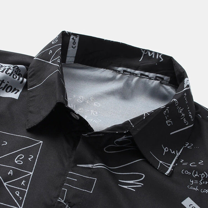 Men's Graffiti Printed Shirt