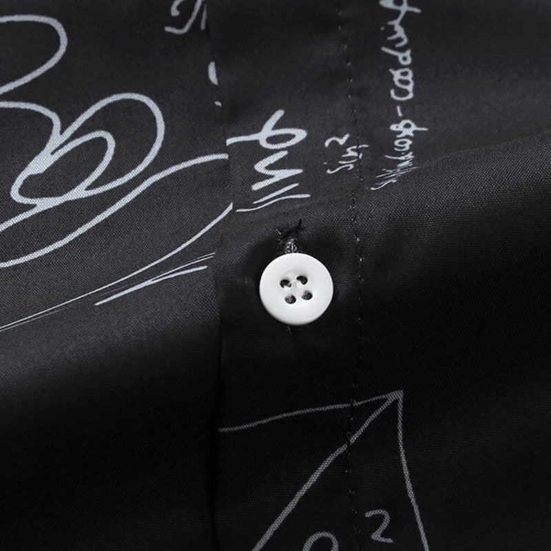 Men's Graffiti Printed Shirt