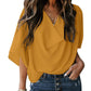 Cold Neck Chiffon Top