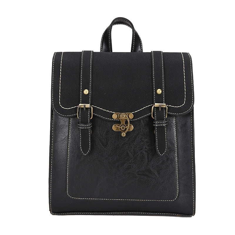 Retro Leather Backpack