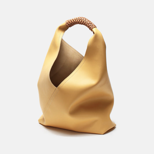 Trendy Genuine Cowhide Tote
