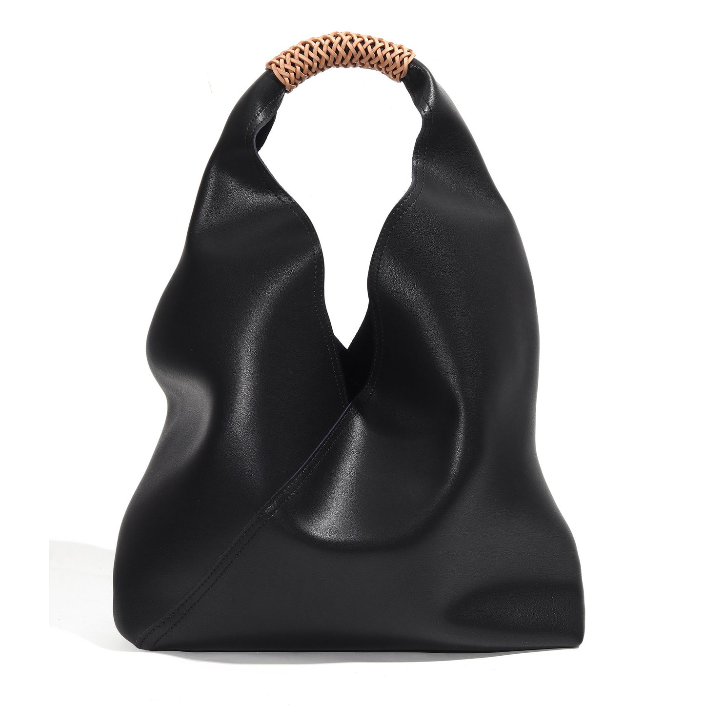 Trendy Genuine Cowhide Tote