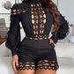 Women's Lace Stitching Shorts Jumpsuit
