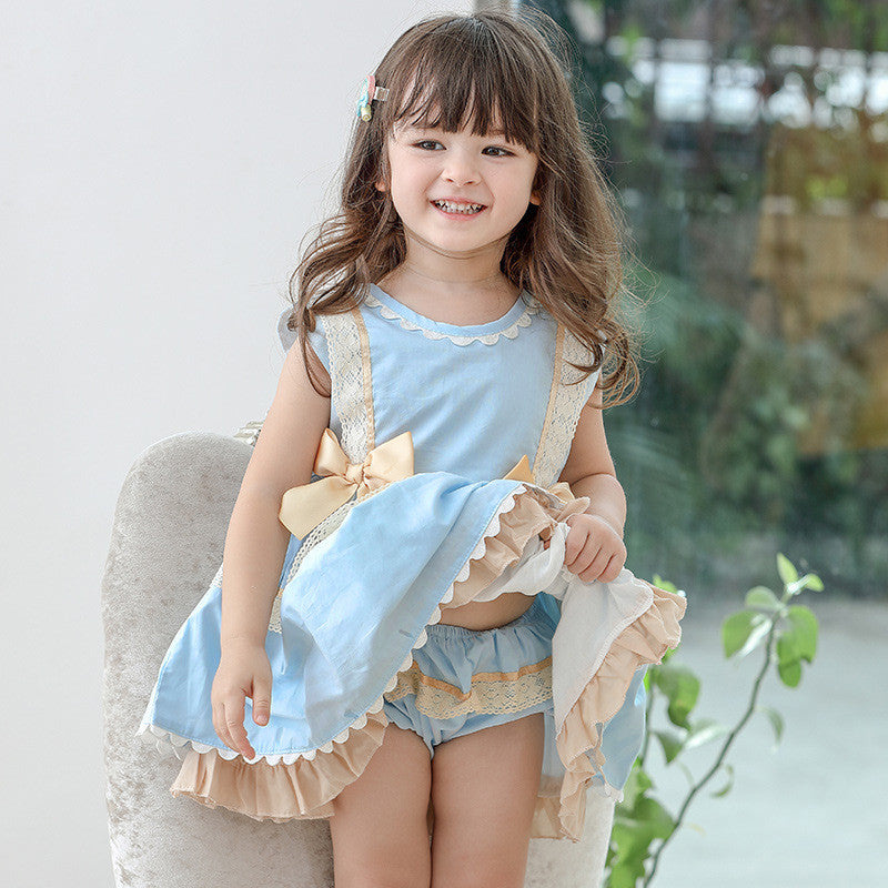 Little Girl's 2 pcs Girly Girl Dress