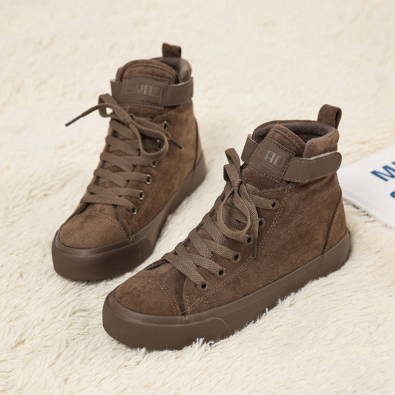 Women's High-Top Canvas Shoes