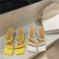 Women's Square-toe High-Heel Sandals
