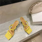 Women's Square-toe High-Heel Sandals